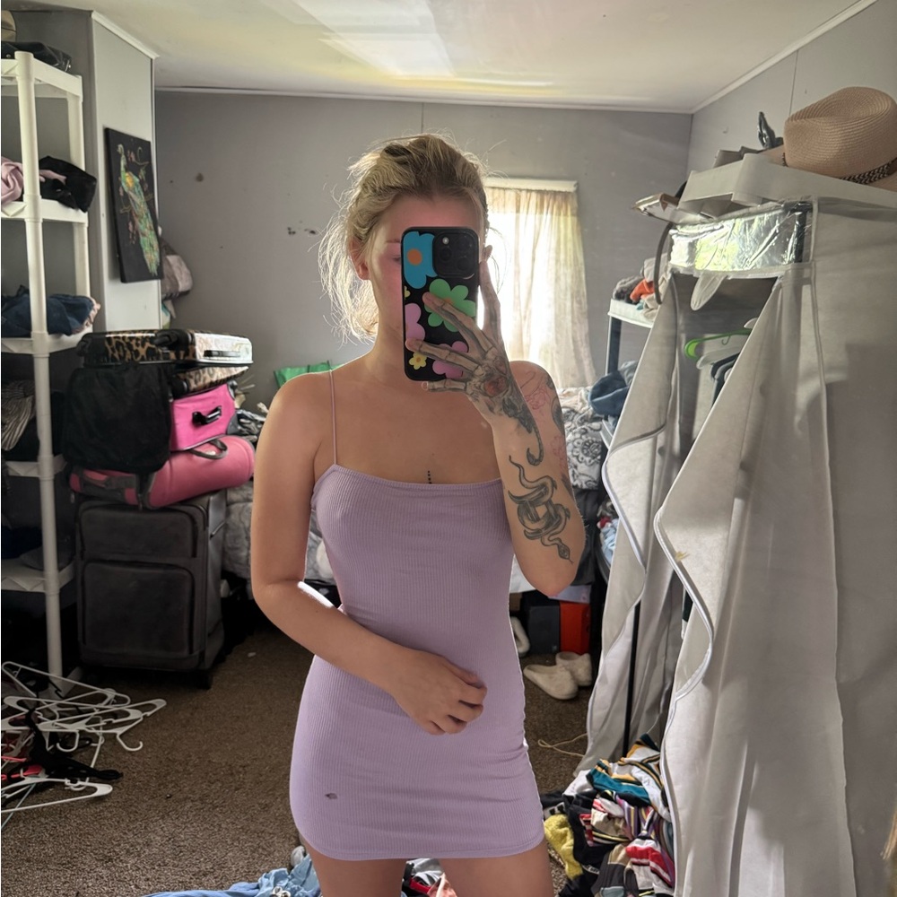 Windsor Purple Strapless Bodycon Dress